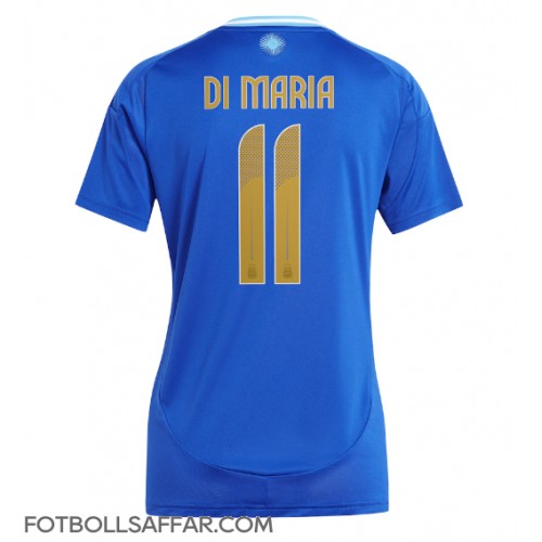 Argentina Angel Di Maria #11 Bortatröja Dam Copa America 2024 Kortärmad